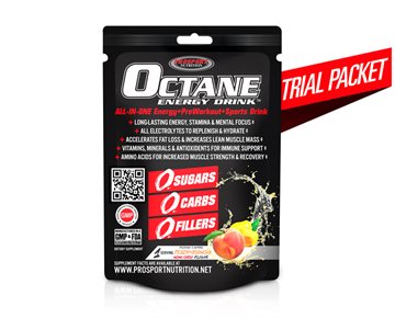 OCTANE ENERGY DRINK® ON-THE-GO Single Serving Trial Packet.   